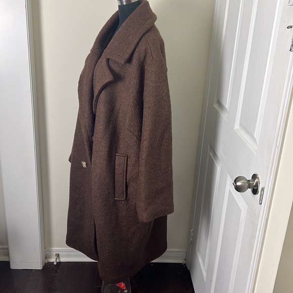 A MTL Wool Blend Plus Size Outerwear Trench Slouch Coat Size 5X - Picture 7 of 10